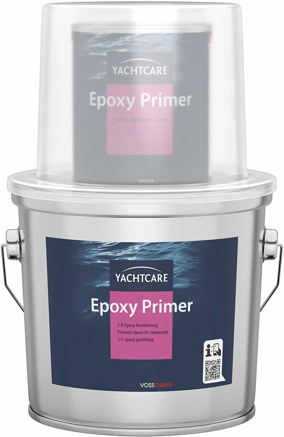"Primaire époxy bateau, Sous couche antifouling, Primaire époxy 2K, 2,25 Liter image"