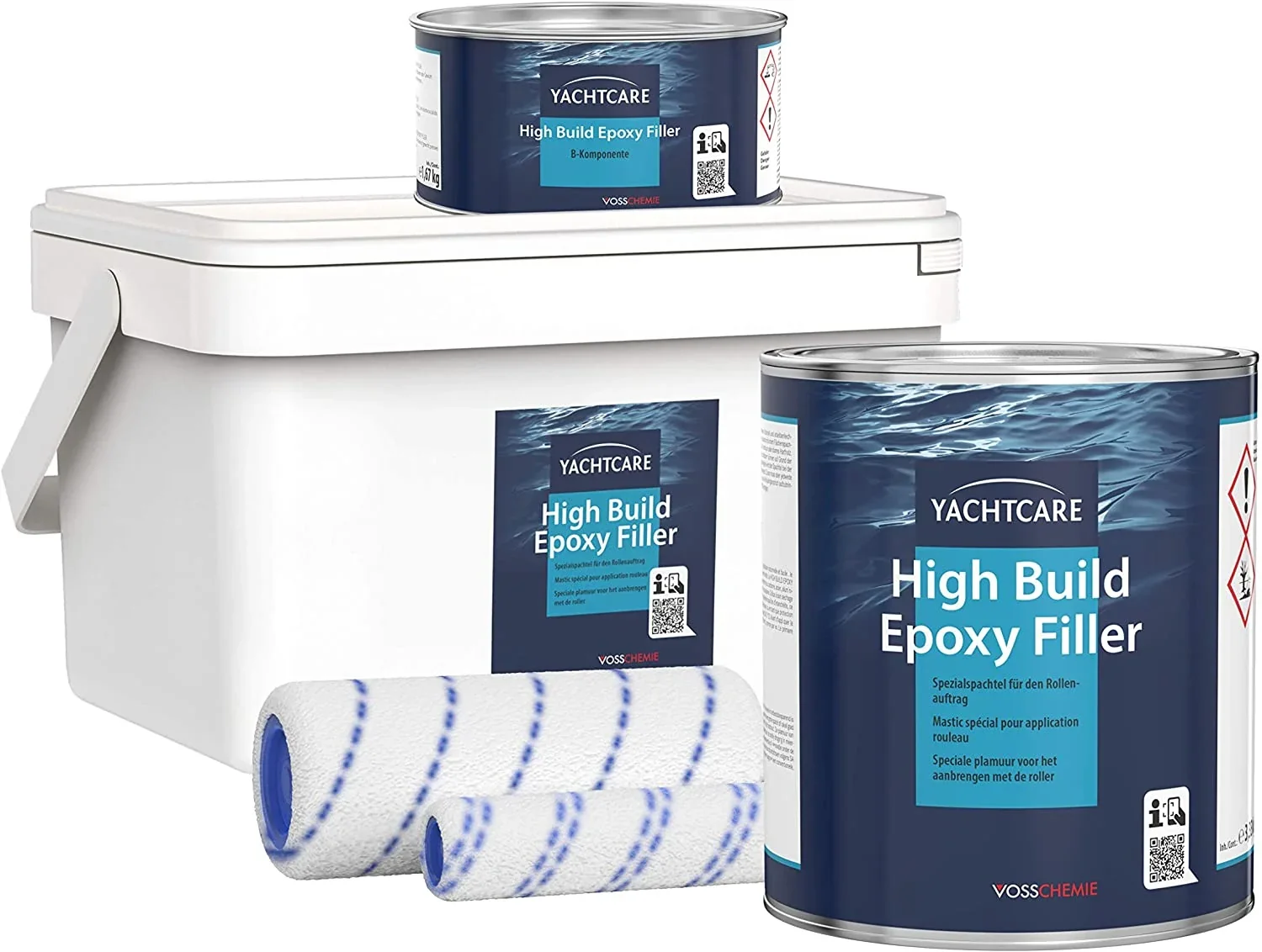 "Mastic époxy 5 kg, Mastic fibre de verre, Mastic de réparation bateau image"