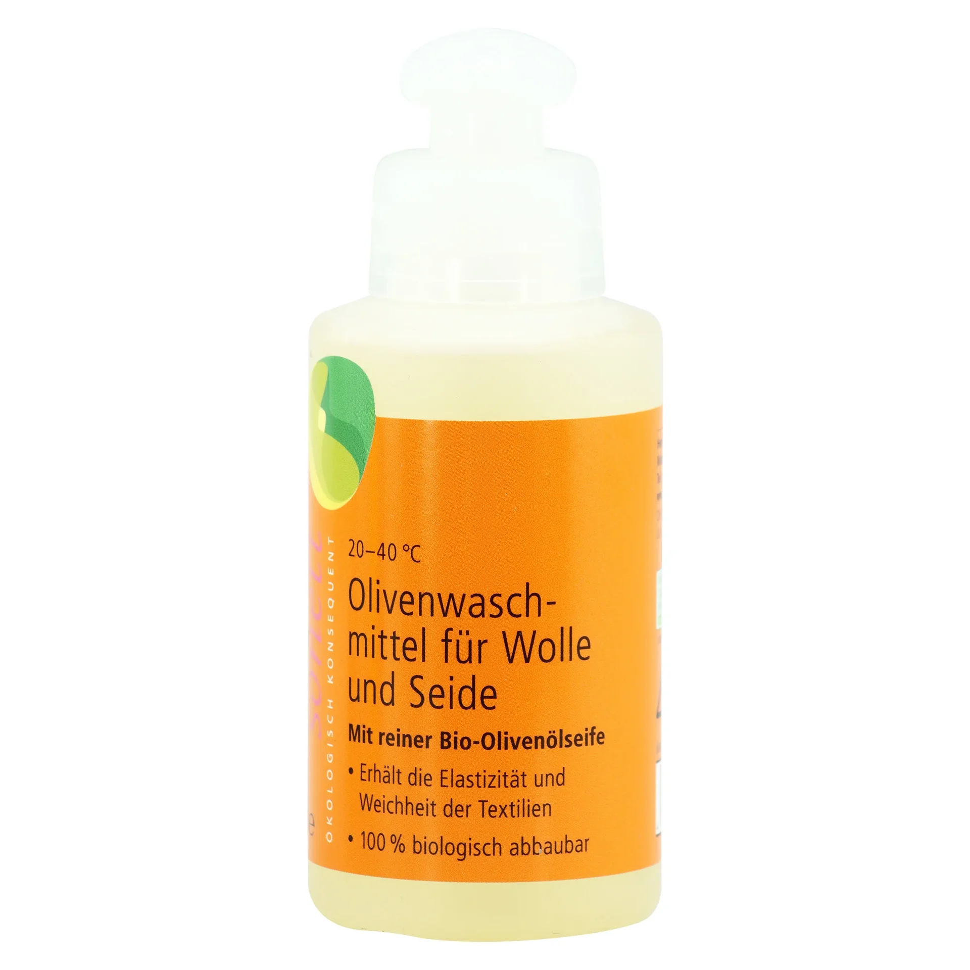 "Lessive laine et soie, Sonett, liquide olive, 120 ml, pour laine et soie image"