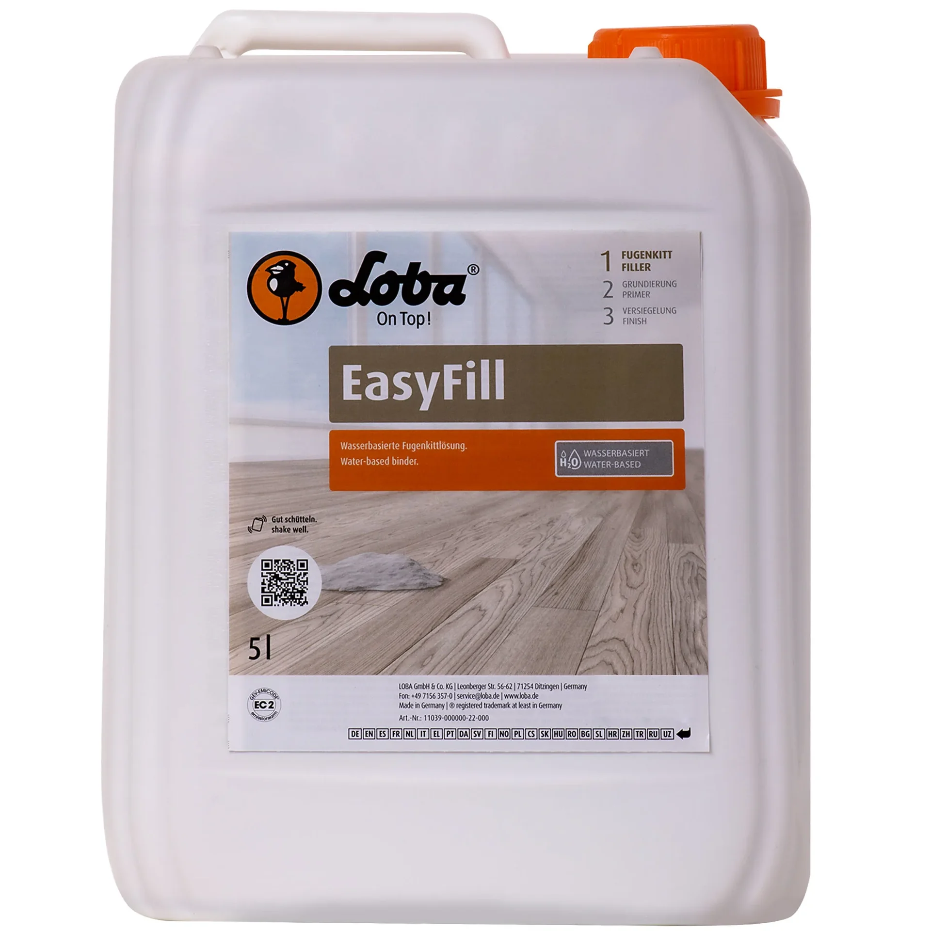 "Mastic pour joints parquet, Mastic parquet, Pâte à bois parquet, 5 Liter image"