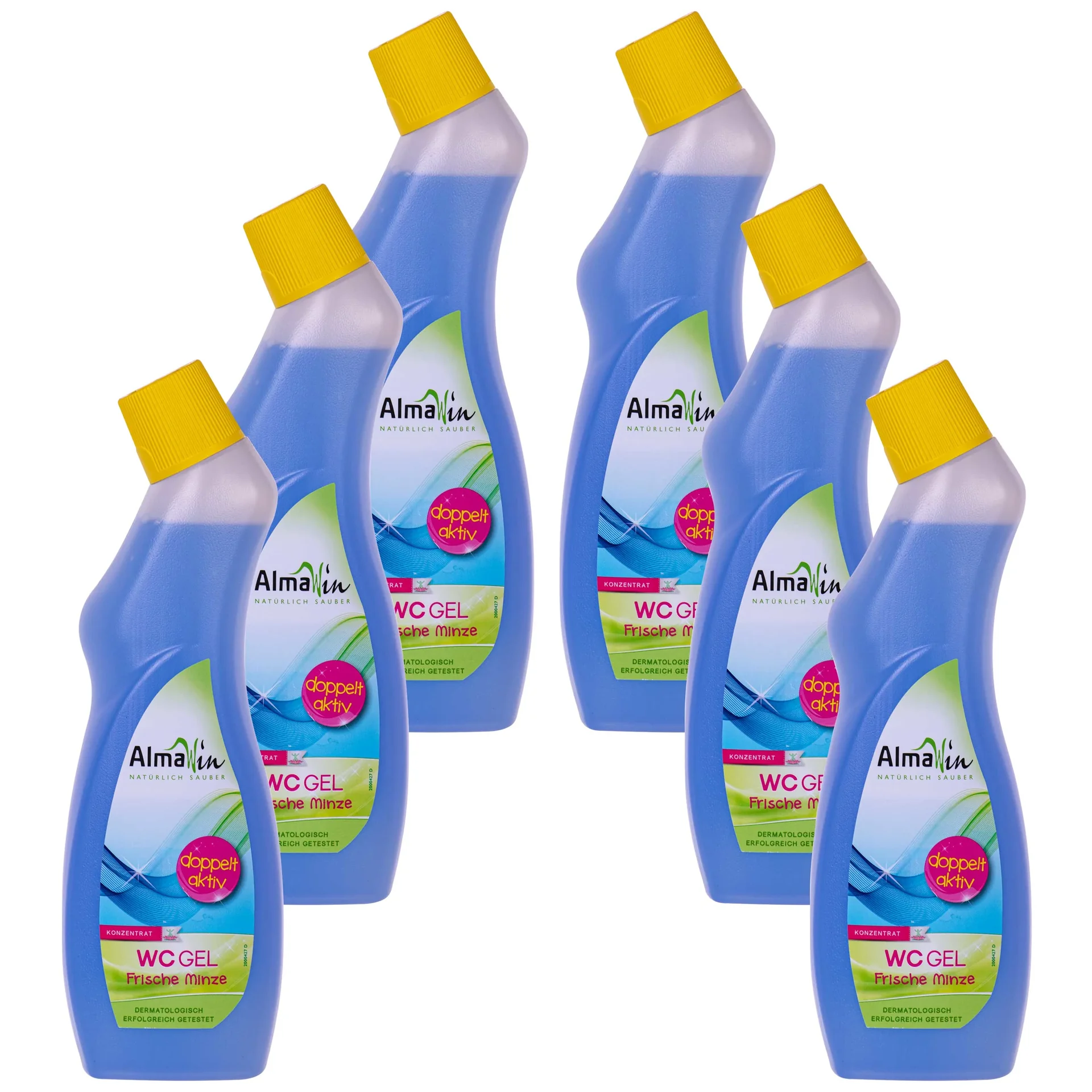 "Nettoyant WC, Gel WC, ALMAWIN Aktiv, 6 x 750 ml, Nettoyant cuvette WC image"