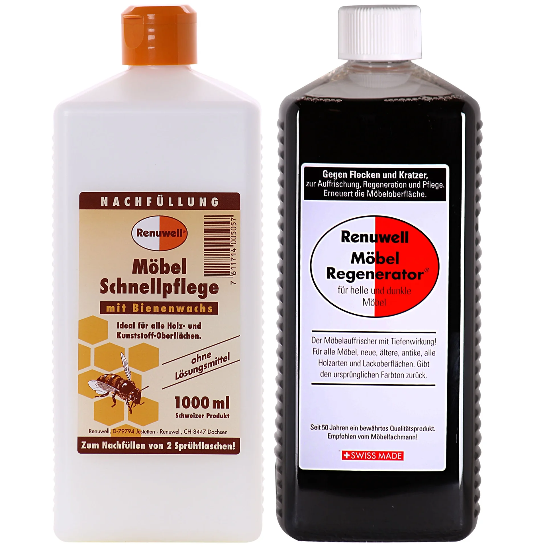 "Rénovateur meubles, Nettoyant meubles bois, Entretien meubles bois, 1 litre, Set image"