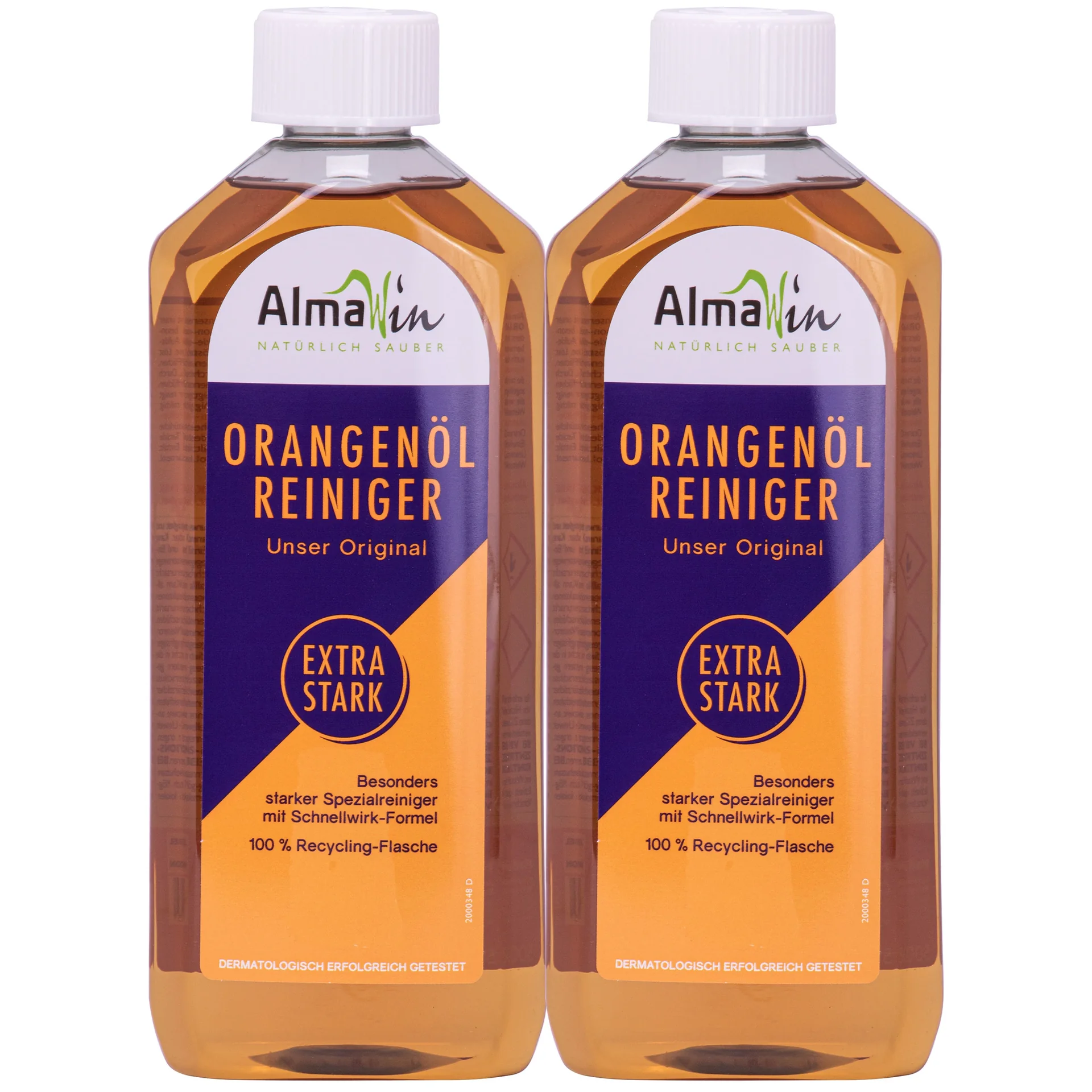 "Nettoyant concentré, nettoyant huile d'orange, 2 x 500 ml, nettoyant puissant image"
