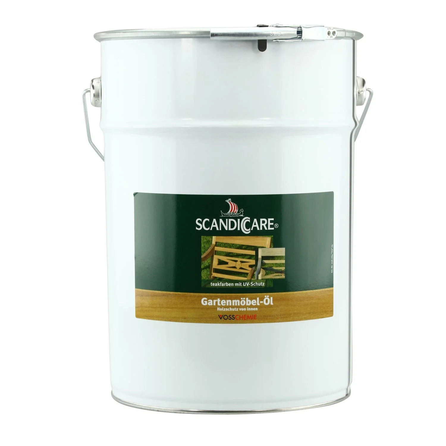 "Huile pour meubles de jardin 10 Liter, huile de protection UV pour bois extérieur, A image"