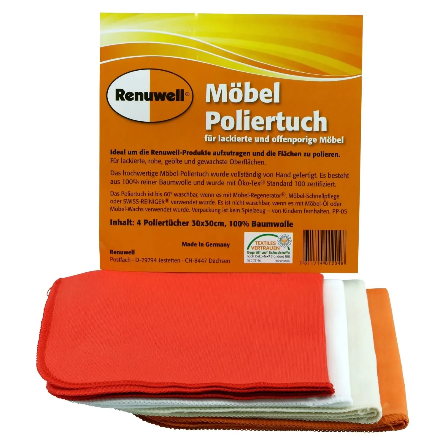 "Chiffon à meubles, chiffon de polissage meubles, lingette pour meubles, 30 x 30 cm image"