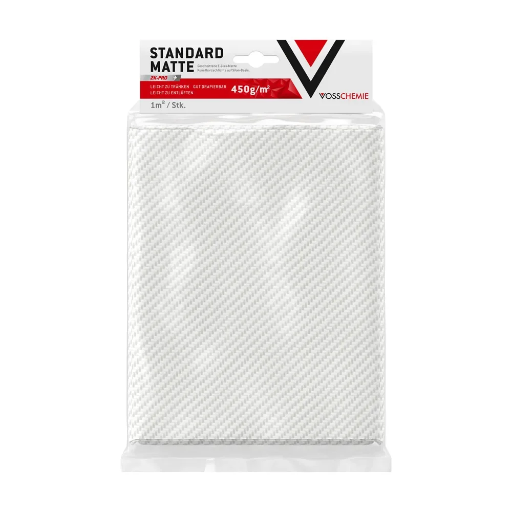 "Mat de verre standard 450 g/m², 1,0 m², Fibre de verre, Résine polyester image"