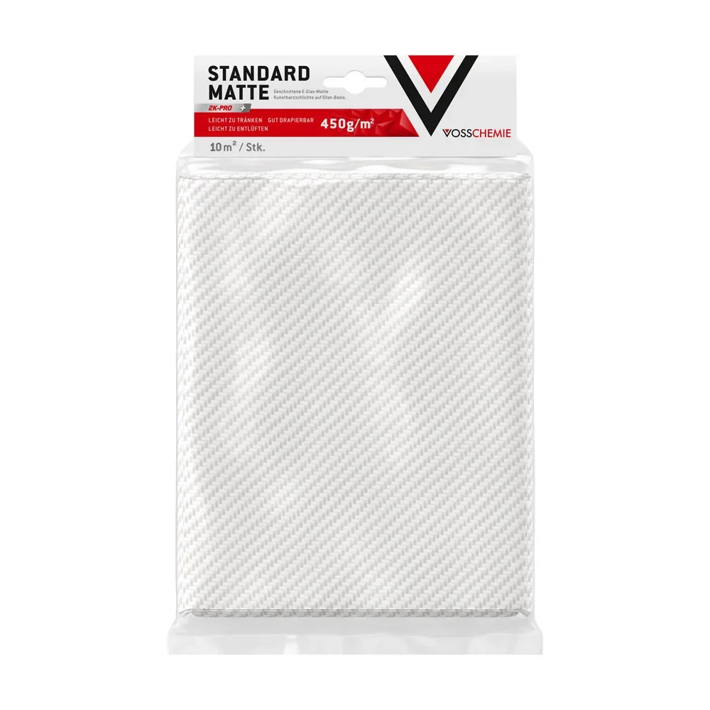 "Mat de verre 450 g/m², 10,0 m², fibre de verre, renforcement fibre de verre image"