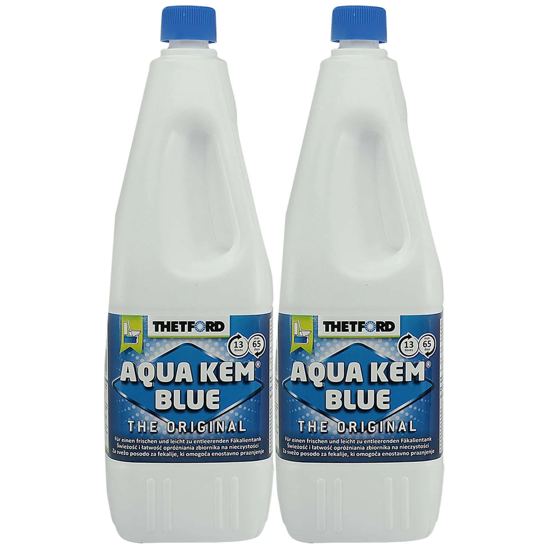 "Liquide sanitaire camping-car, 2 x 2 Liter, liquide toilette chimique, additif wc chimique image"