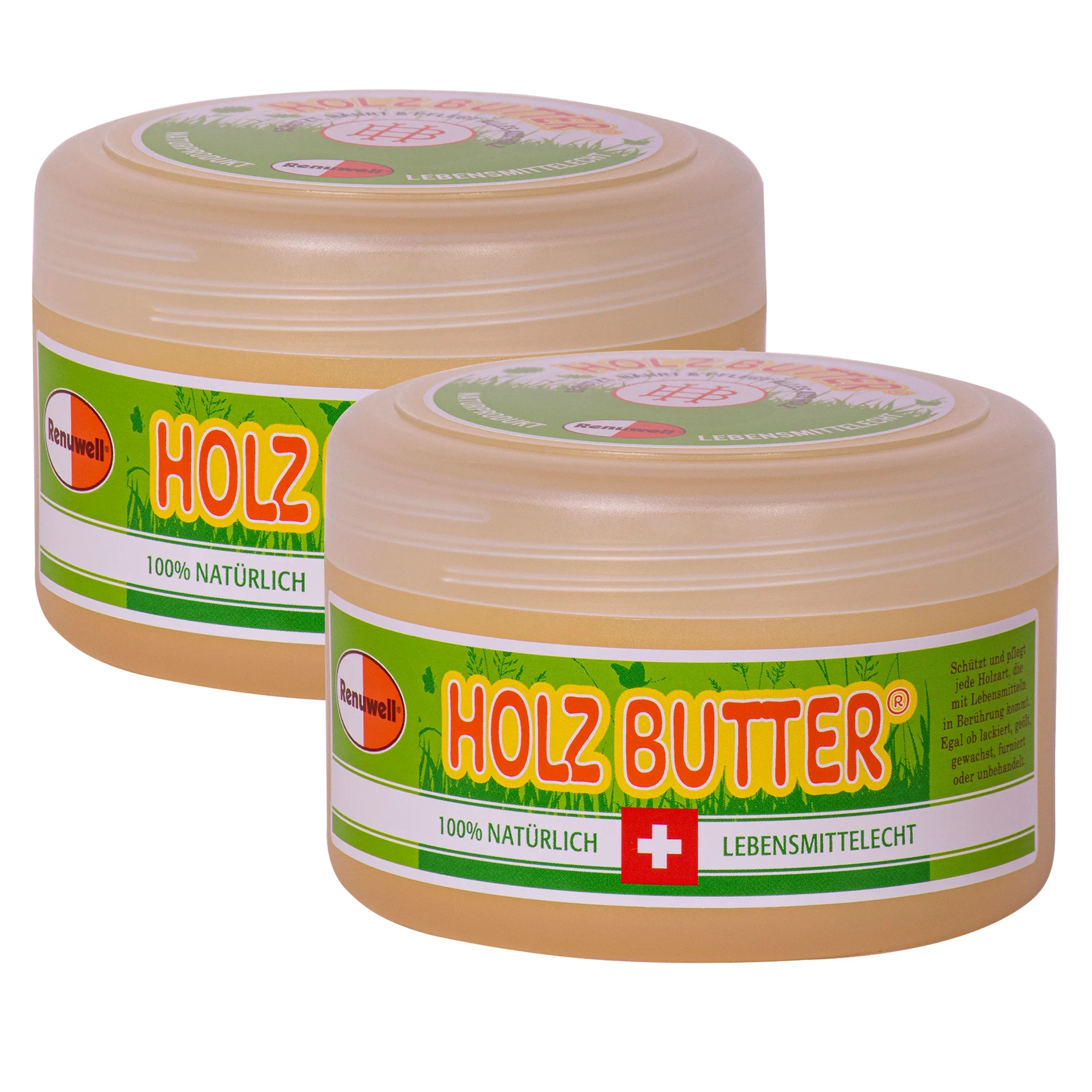 "Beurre pour bois, entretien bois, 2 x 250 ml, protection bois, rénovation bois image"