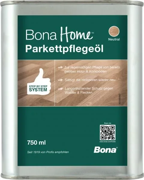"Huile parquet, entretien parquet huilé, nettoyant parquet huilé, 750 ml, neutre image"
