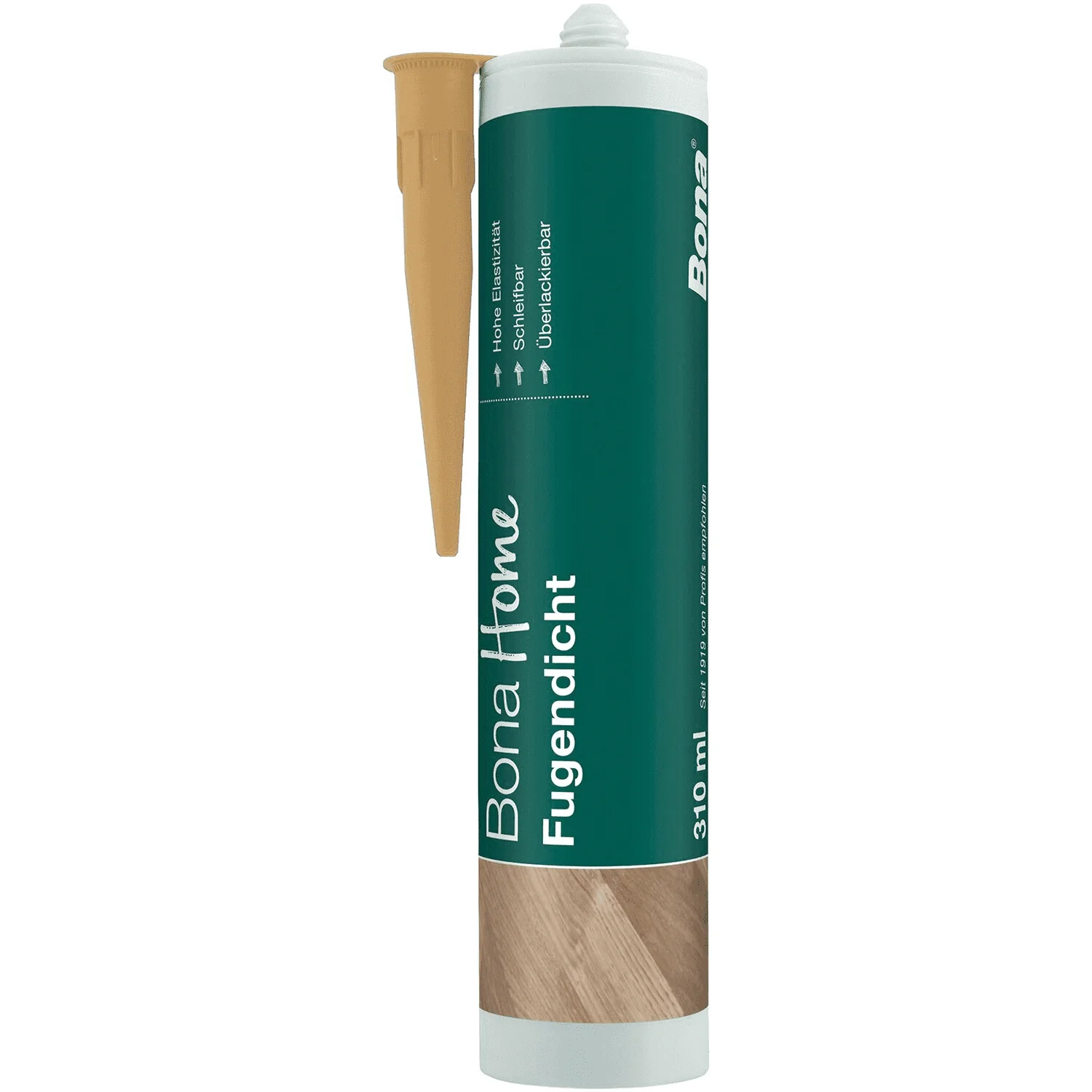 "Mastic à bois hêtre foncé 310 ml, joint pour parquet, colmatage fissures parquet image"