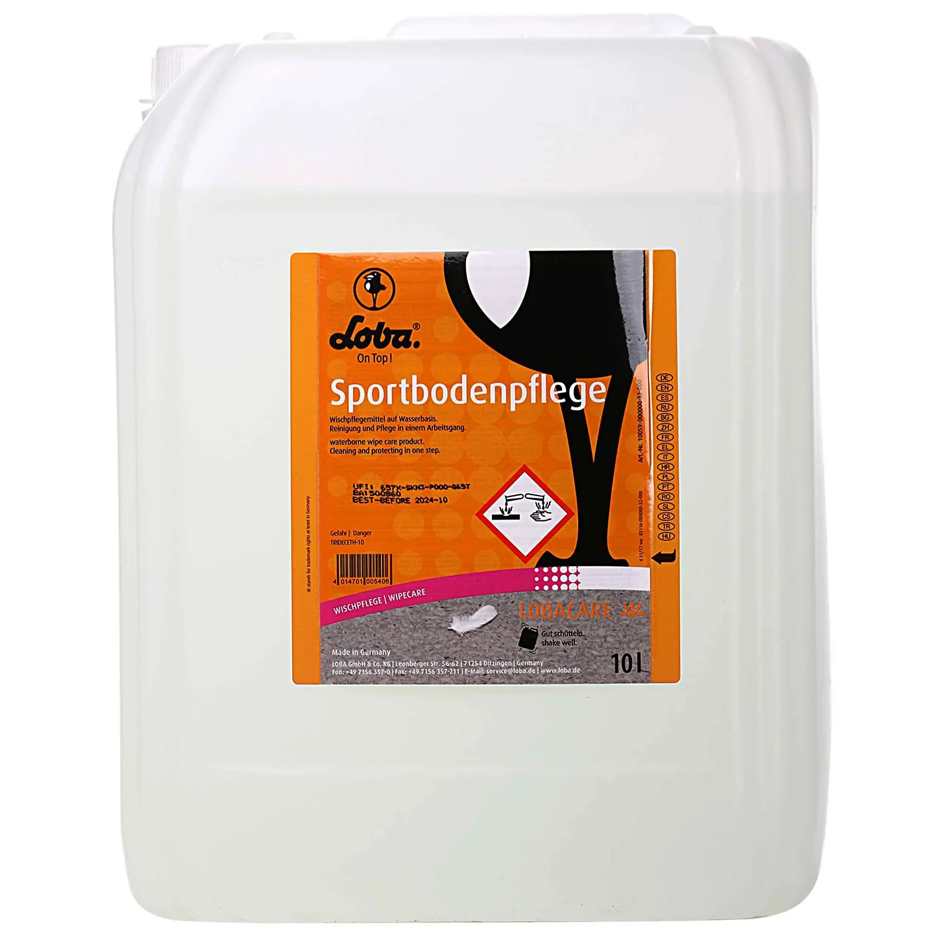 "Nettoyant sol sportif 10 Liter, entretien sol sportif, nettoyage parquet sport image"