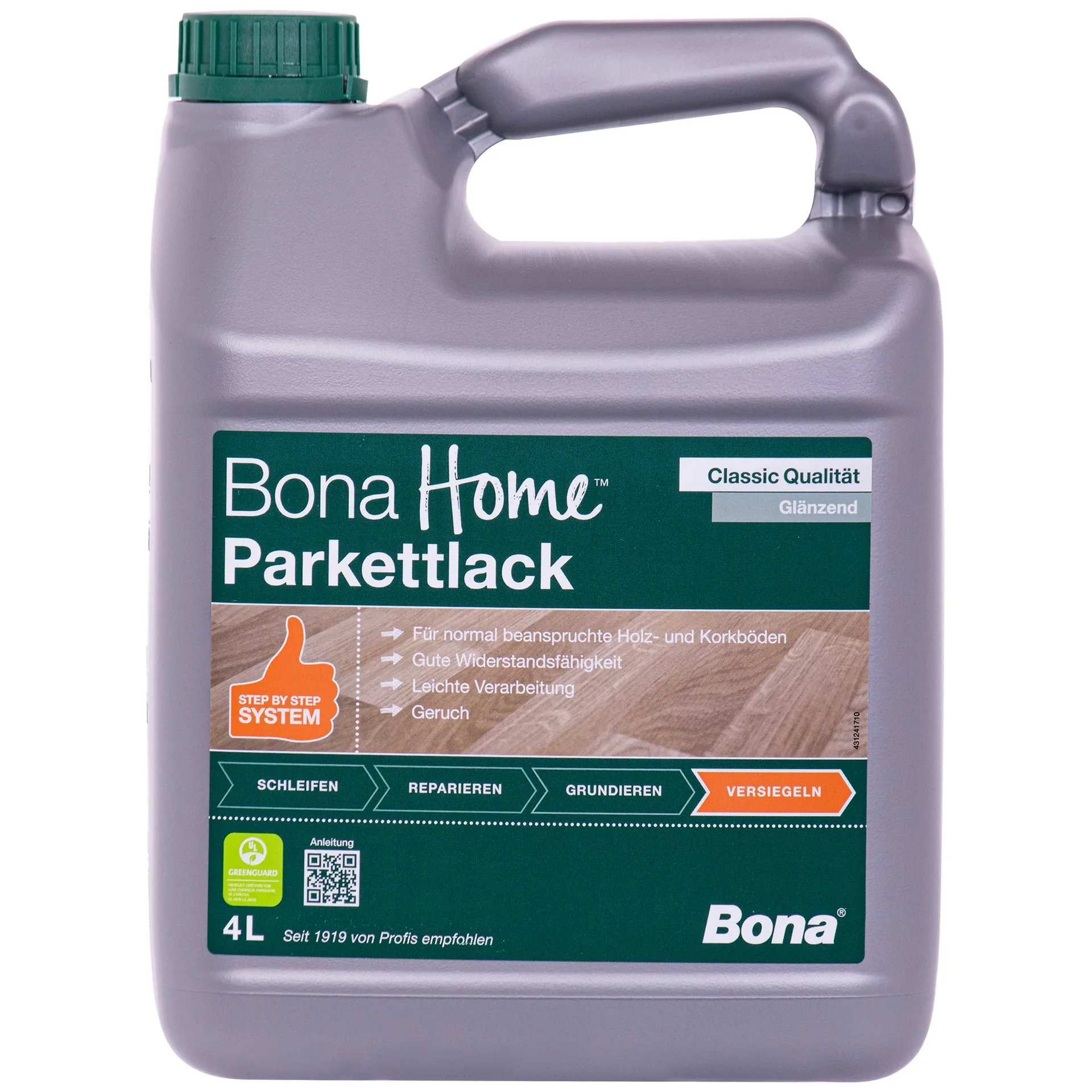 "Vernis parquet 4L, vitrificateur parquet brillant, 4 Liter glänzend image"