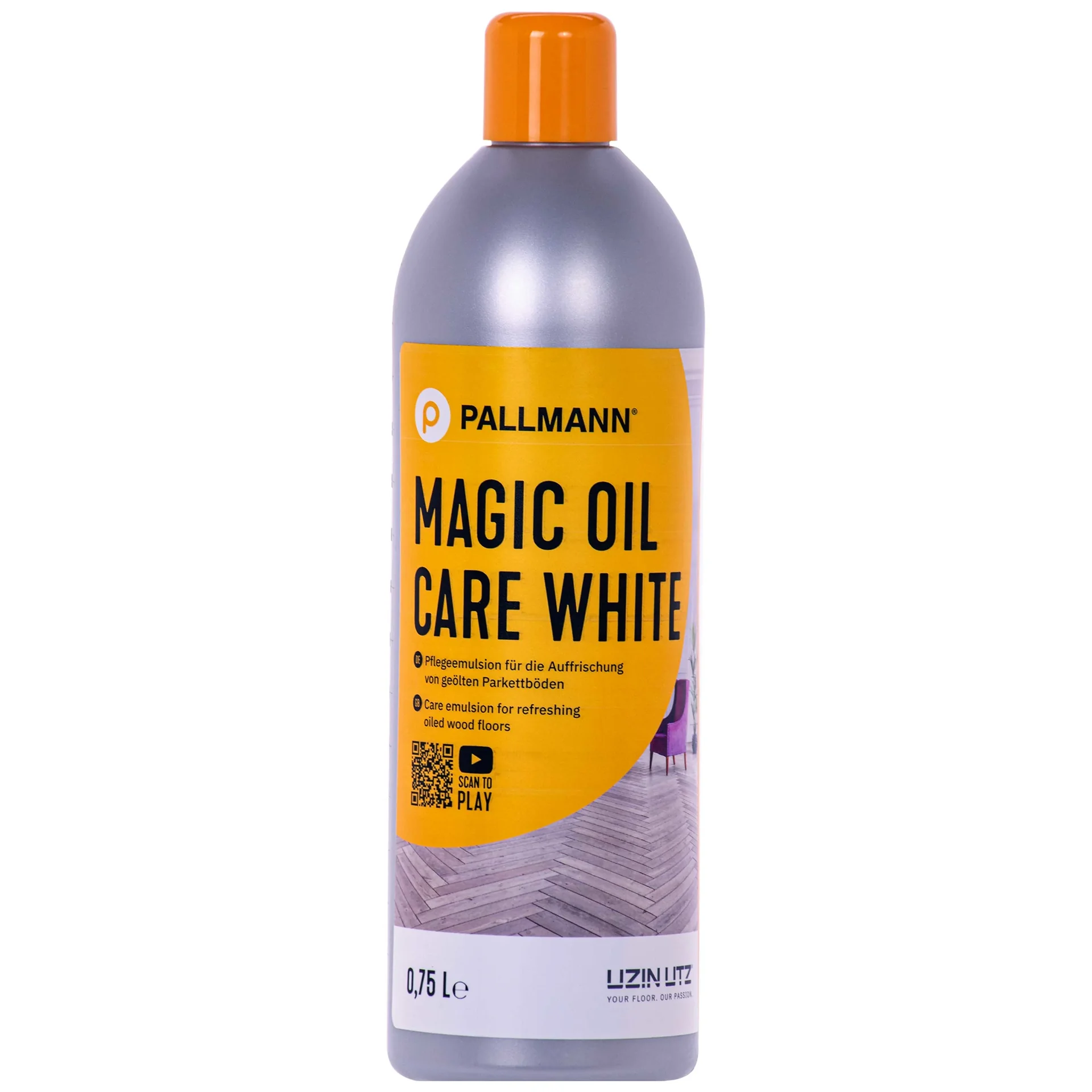 "Entretien parquet huilé, huile pour parquet huilé, 750 ml, blanc image"