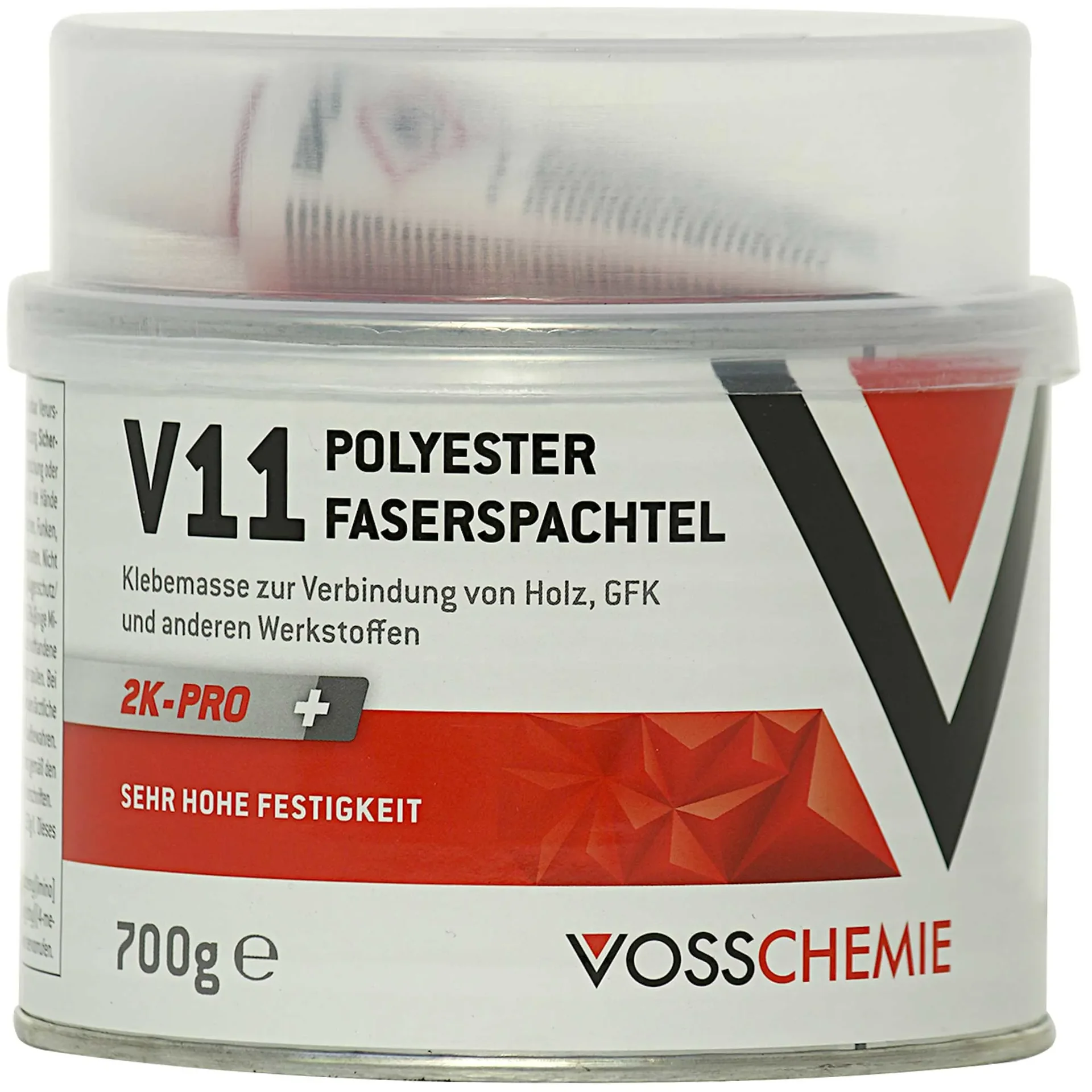 "Mastic polyester armé fibre de verre, 700 g, mastic fibre de verre carrosserie, mastic polyester réparation image"