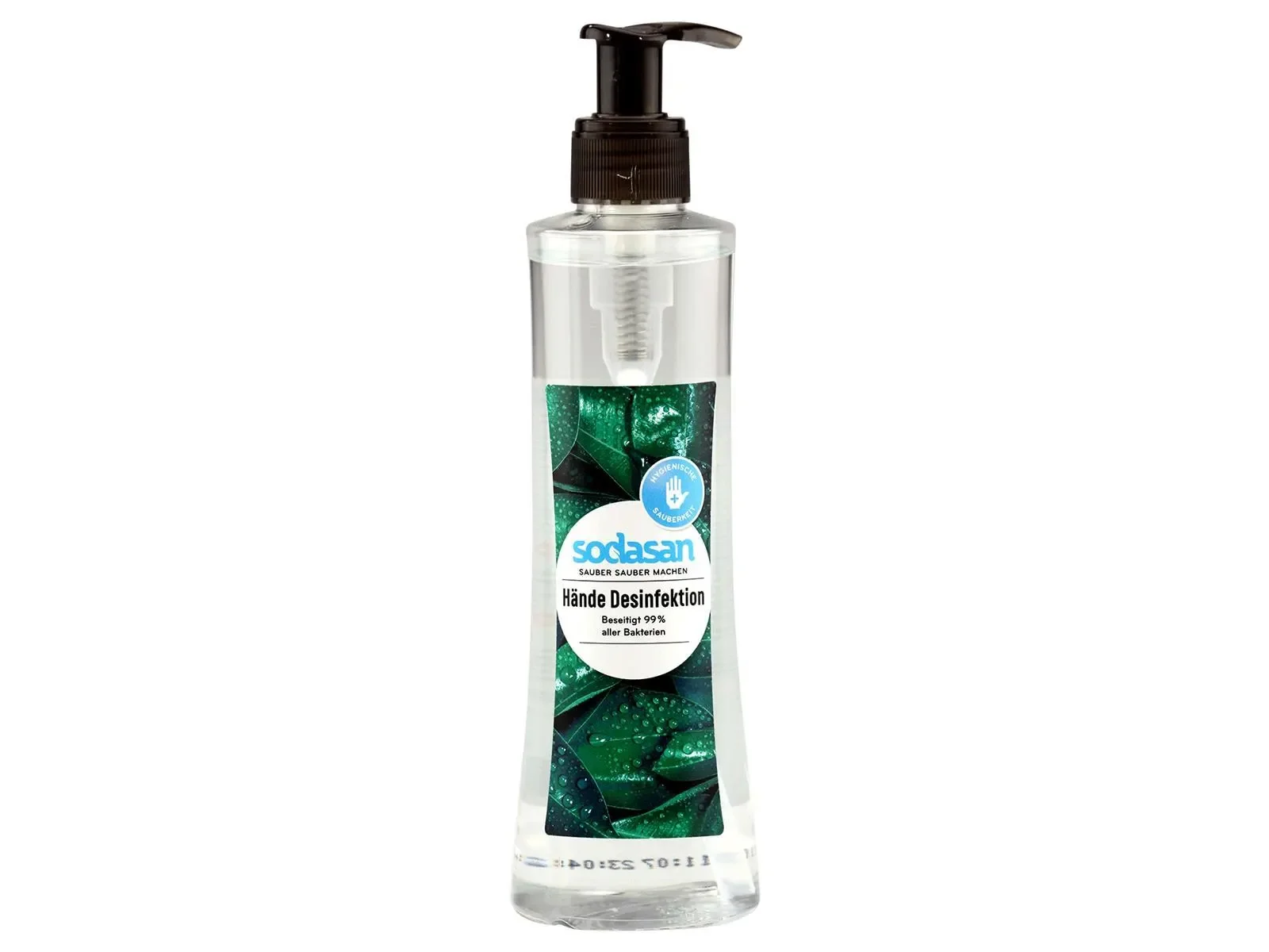 Désinfection des mains 250 ml, solution hydroalcoolique, PET Flasche