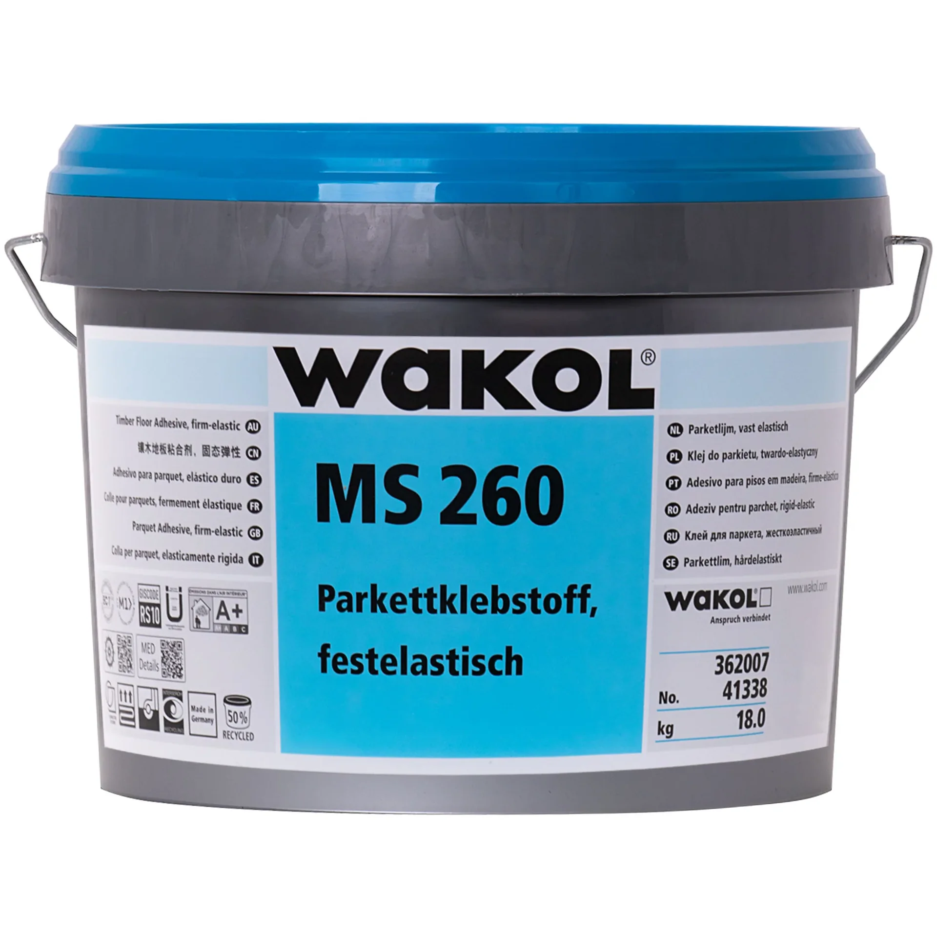 "Colle parquet, colle parquet MS, 18kg, WAKOL MS 260, colle parquet élastique image"
