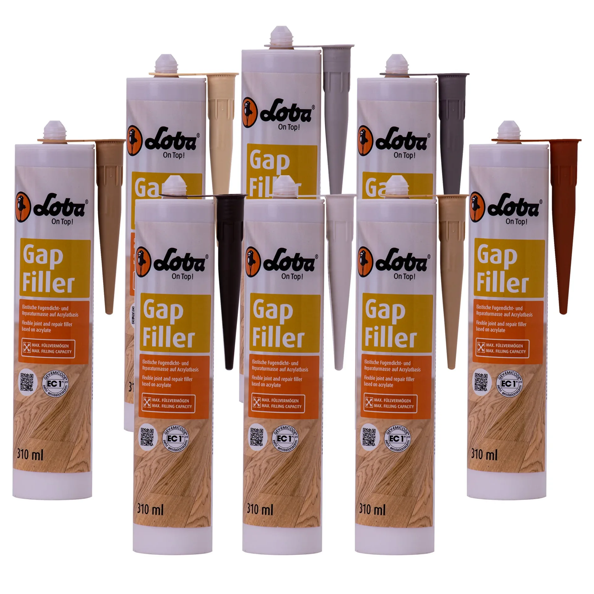 "Mastic bois couleur, LOBA GapFiller, différentes couleurs, mastic pour parquet image"