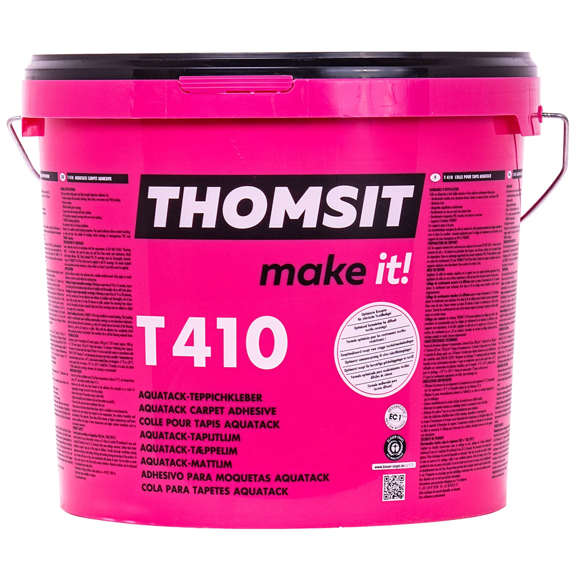 "Colle moquette, colle pour sol, THOMSIT T 410 Aquatack® 15 kg, colle textile image"