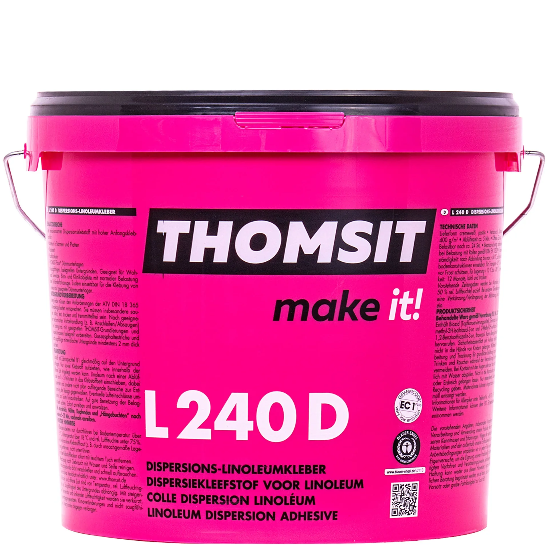 "Colle linoléum 15 kg, colle pour linoléum, colle dispersion, colle EC1 image"