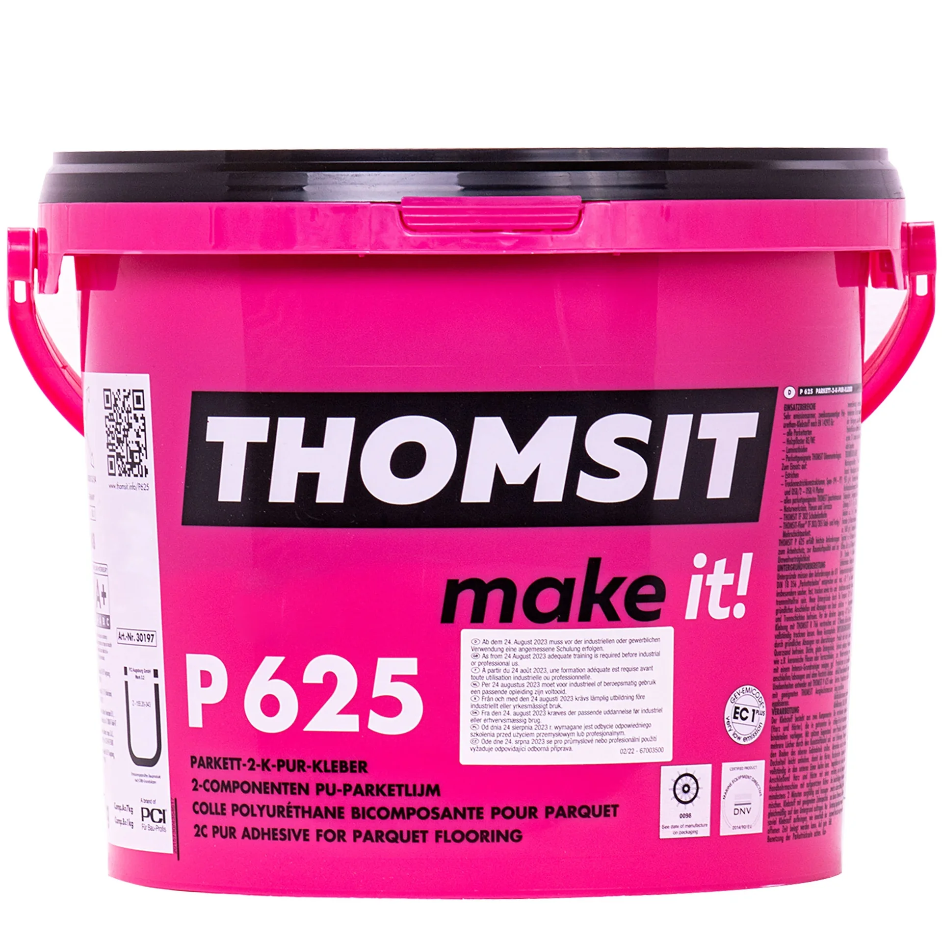"Colle parquet 2K PUR, colle parquet bi-composant, colle polyuréthane parquet, colle parquet professionnelle 8 kg image"