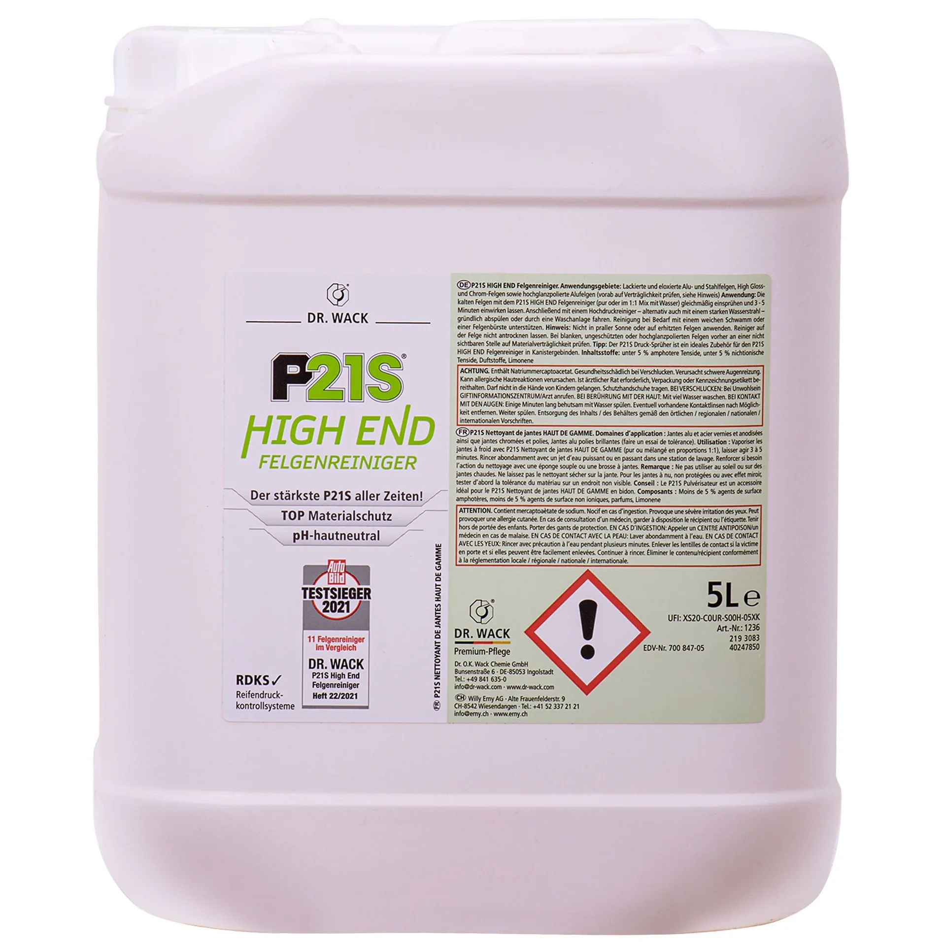 "Nettoyant jantes voiture 5 litres, produit nettoyage jantes, nettoyant jantes puissant image"