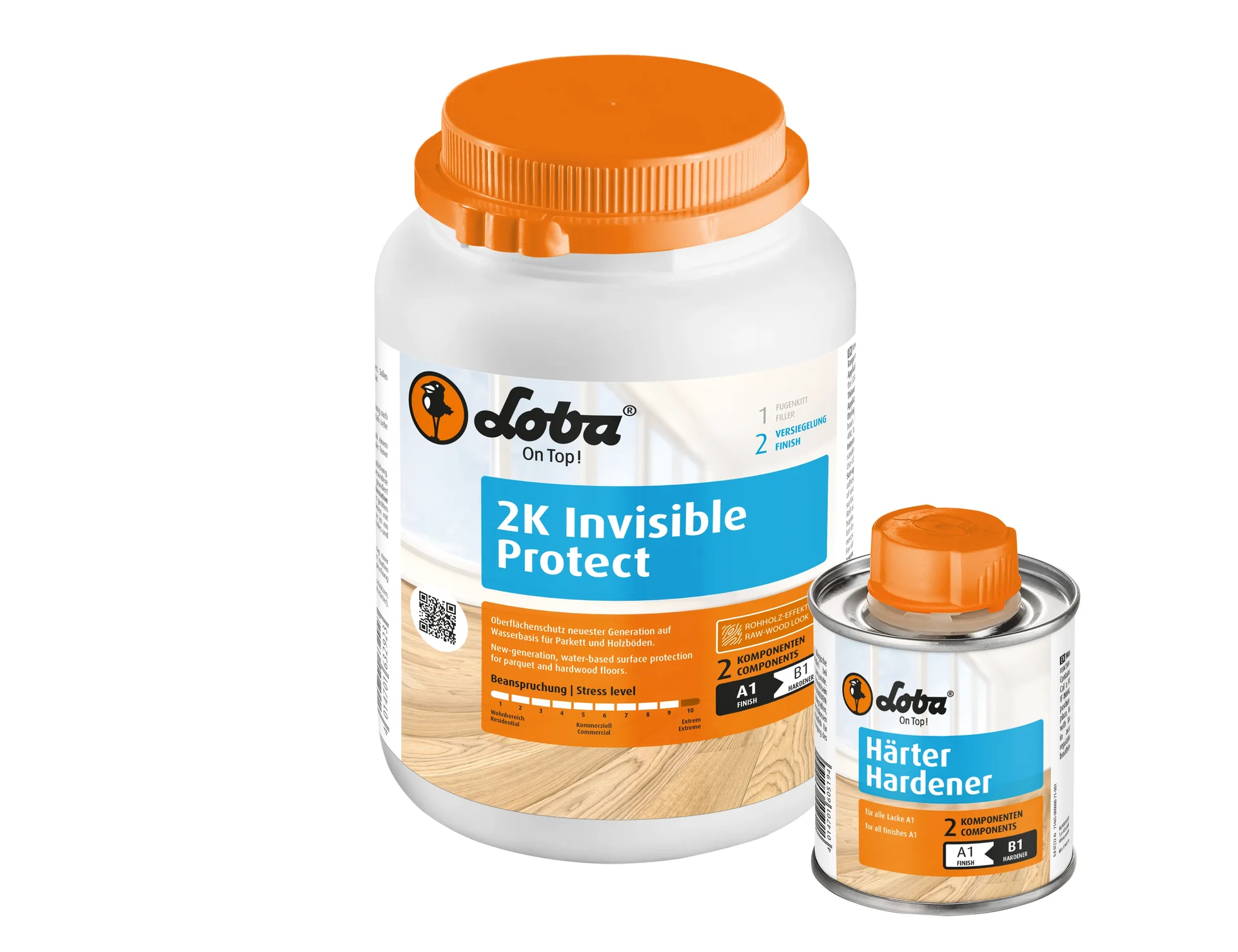 "Vernis parquet invisible 2K, vernis parquet mat 2K, vernis parquet aspect naturel, 1 kg image"