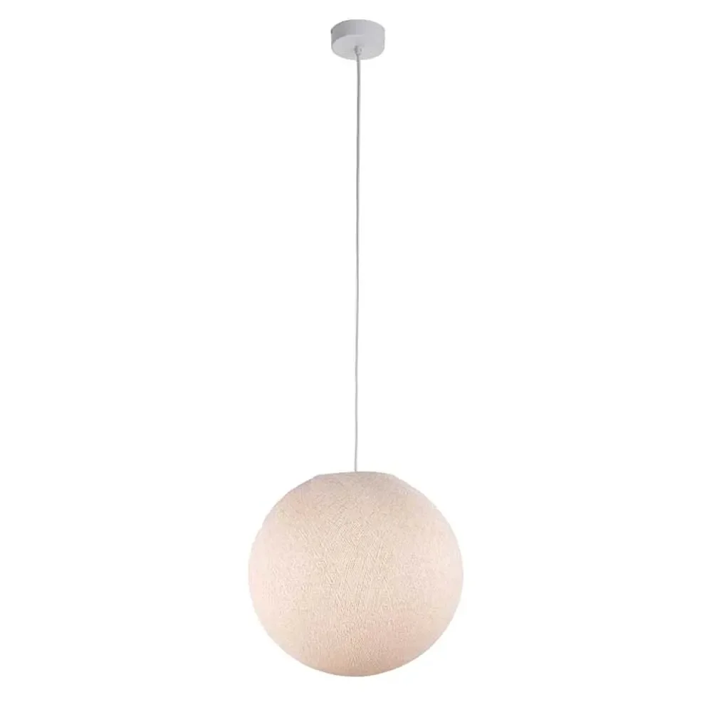 "Cousin Paul Lampe à suspendre grande boule avec douille beige image"