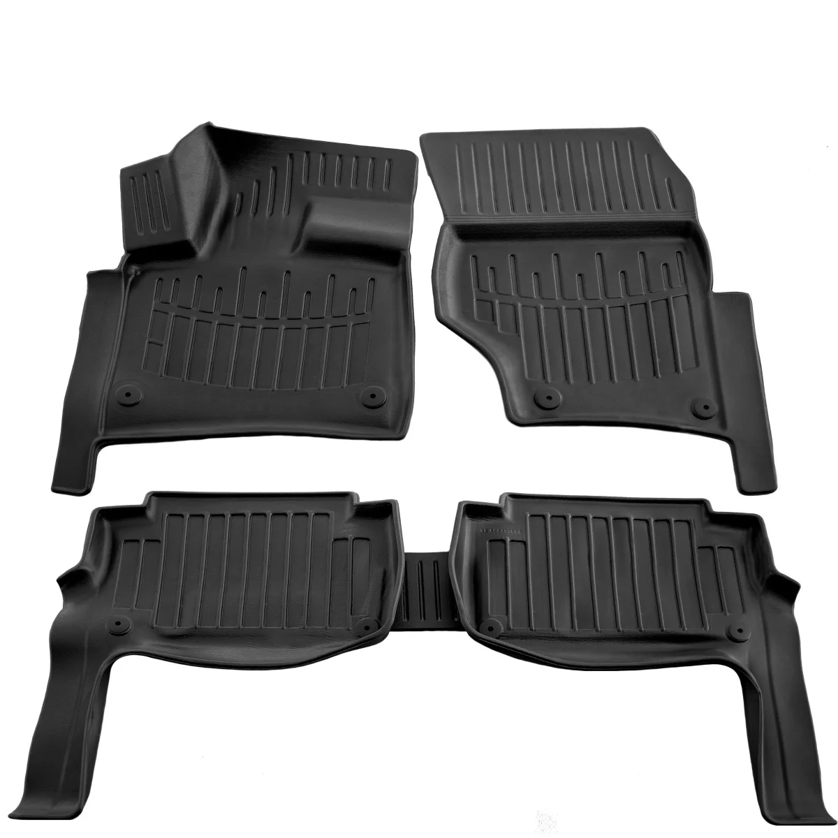 "Tapis de sol voiture, Audi Q7 4L (2005-2015), 3D caoutchouc, tapis voiture image"