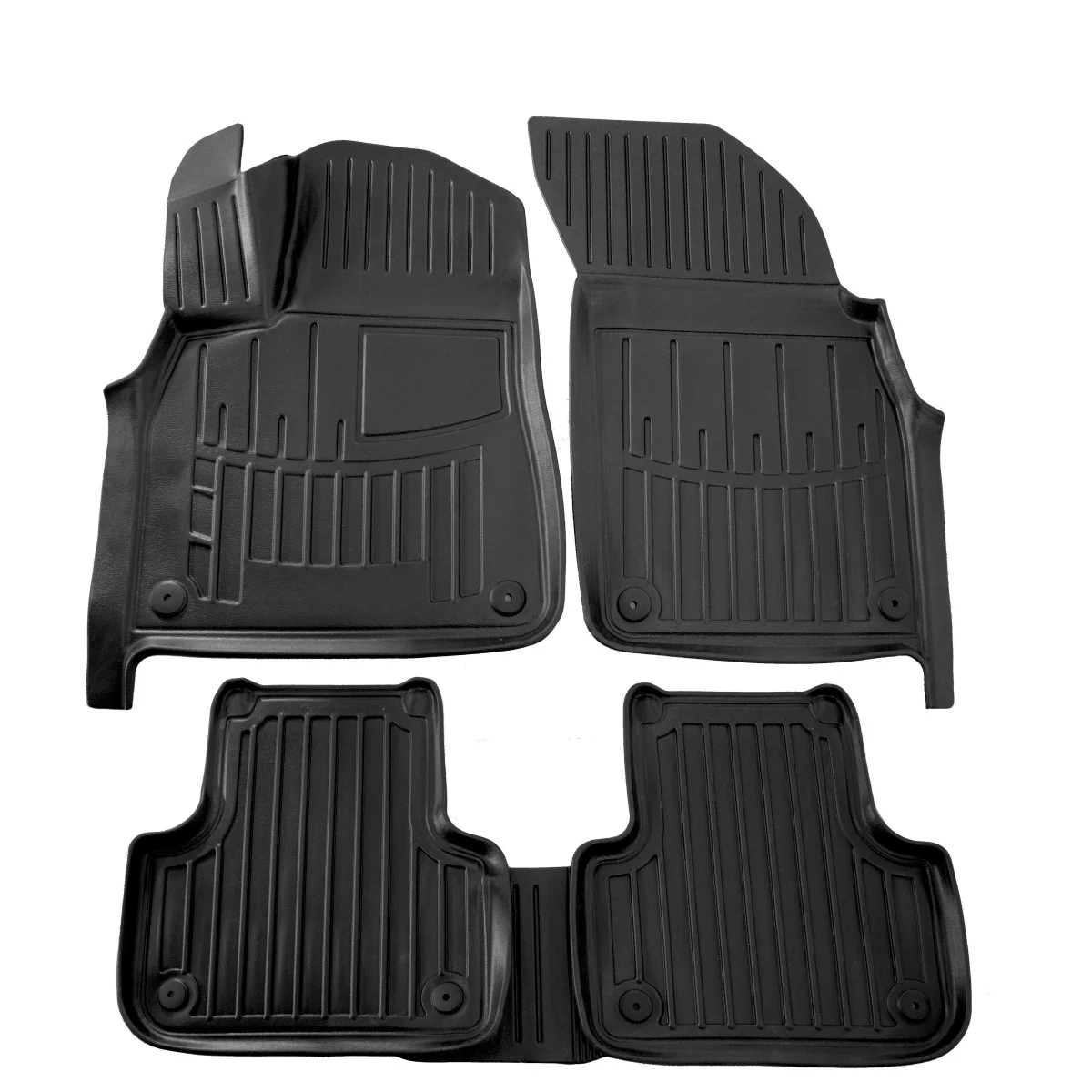 "Tapis de sol voiture, 3D caoutchouc, Audi Q7 4M (2015-2024), sur mesure image"