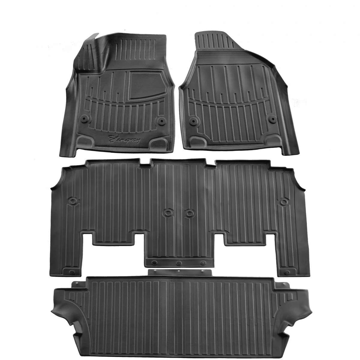 "Tapis de sol voiture, 3D, 7-Sitzer, tapis auto sur mesure, Chrysler Pacifica II (RU) (2016-...) image"