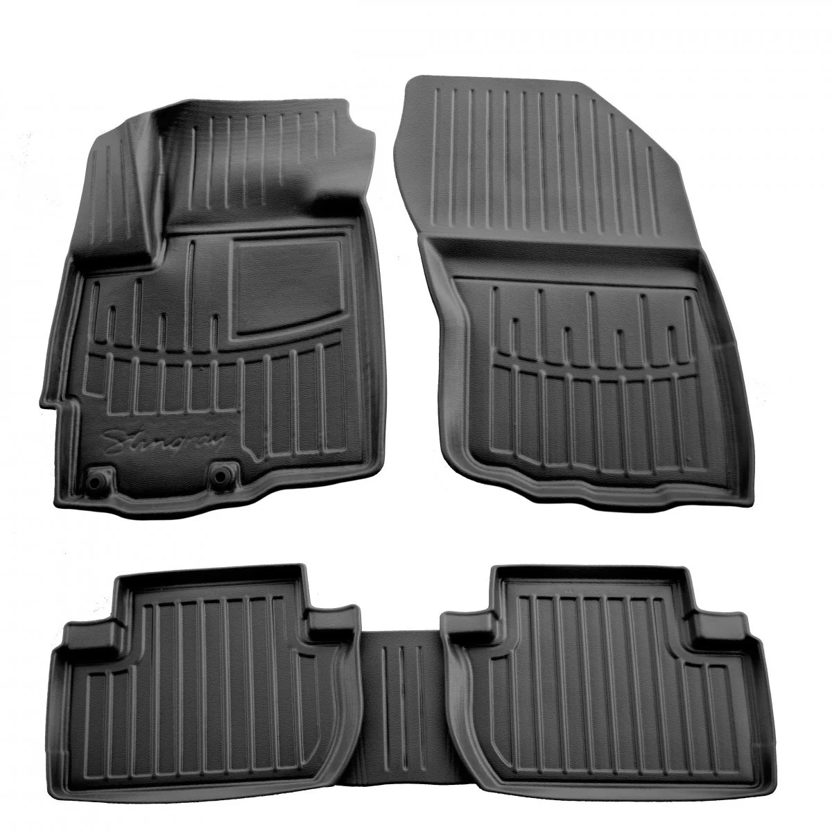 "Tapis de sol 3D en polyuréthane pour Citroën C-Crosser 2007-2013 image"