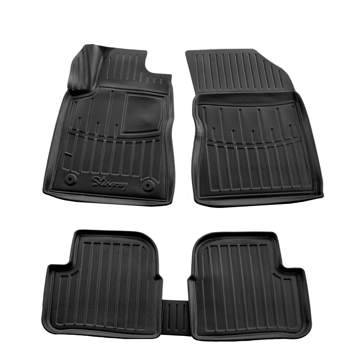 "Tapis de sol voiture, caoutchouc 3D, pour Citroen C3 III (2016+), antidérapant image"