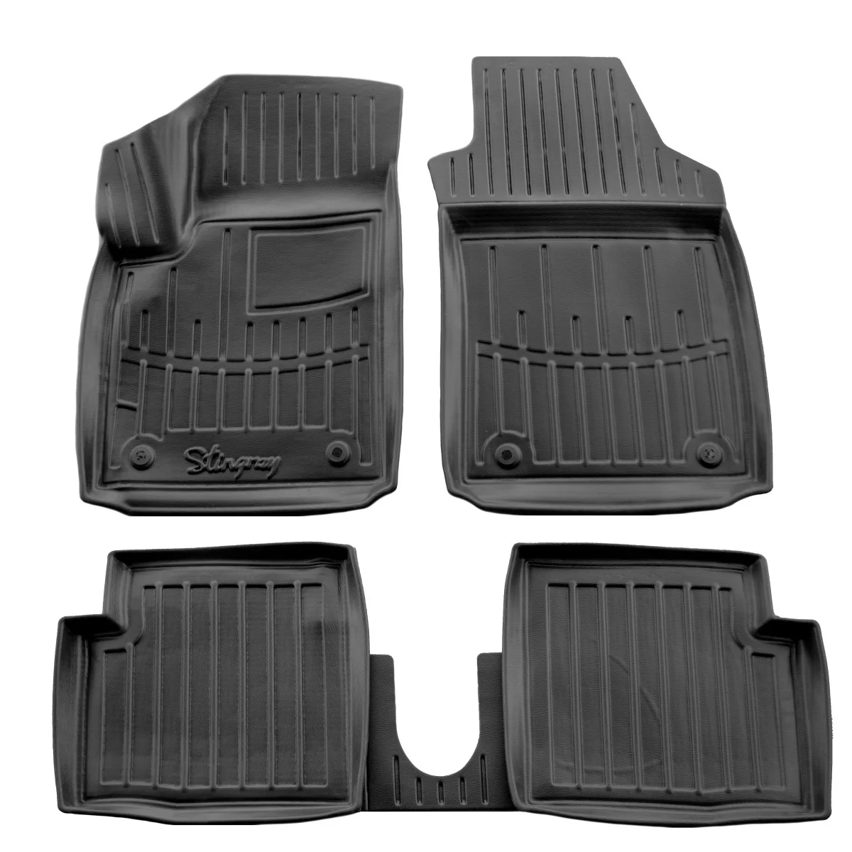 "Tapis de sol voiture, tapis auto 3D pour FIAT 500 (2007-2024), sur-mesure image"