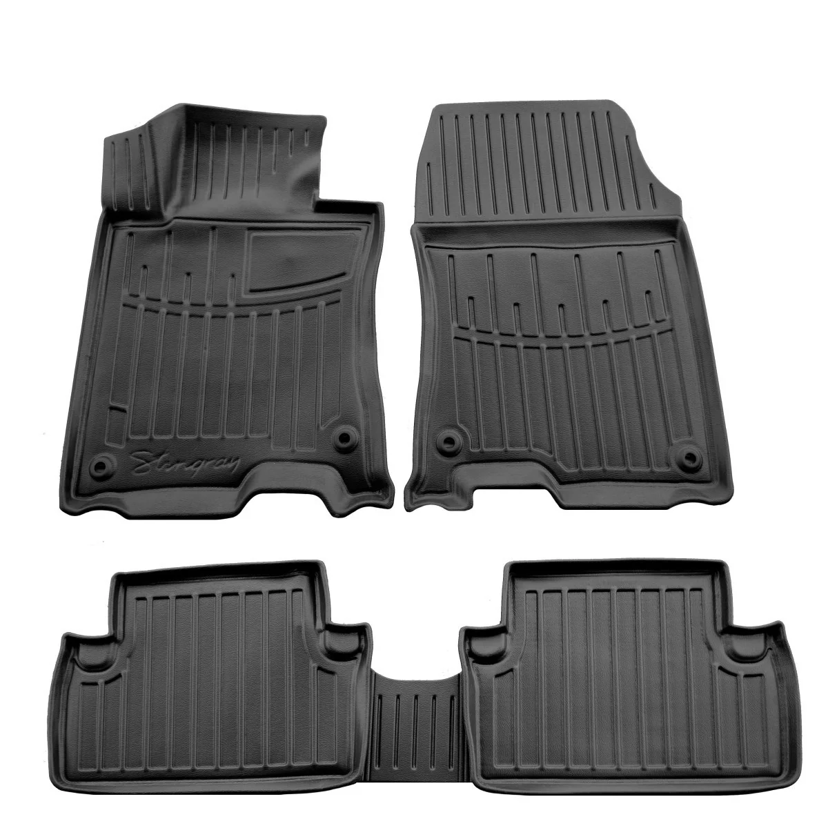 "3D Gummimatten pour HONDA Accord IIX (2008-2013), poly antidérapant image"