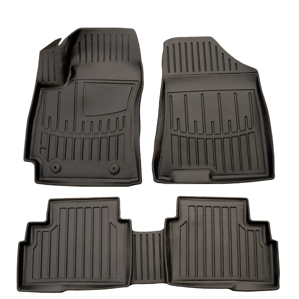 "Tapis de sol auto, 3D Gummimatten pour HYUNDAI Kona (2023-), passgenau, Polyurethan, geruchsneutral image"