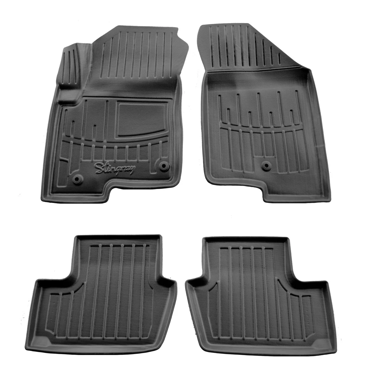 "3D, sur mesure pour Jeep Compass I (2006-2016) avec 2 clips antidérapants image"