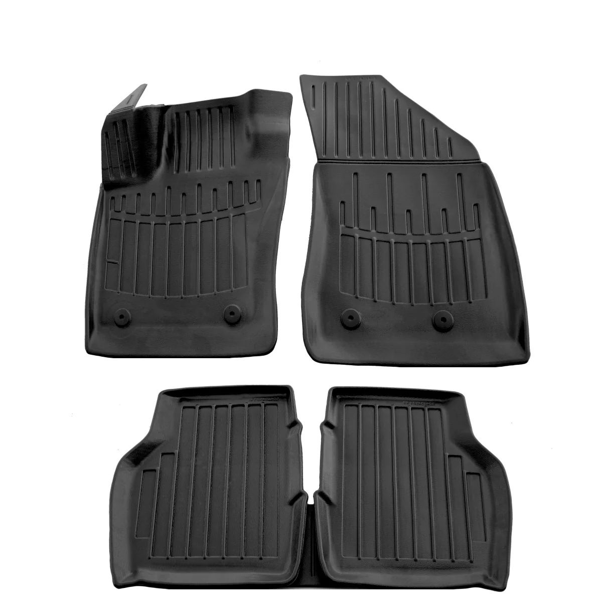 "Tapis de sol voiture, 3D, passgenau, Polyurethan, pour Jeep Compass II (2016-), auto image"