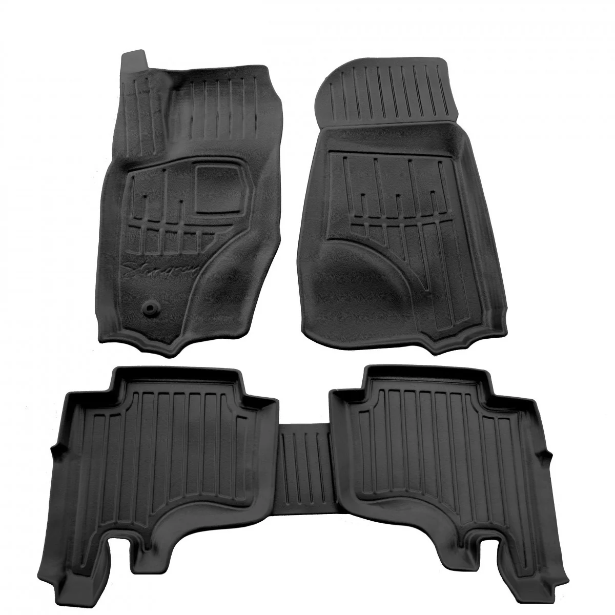 "Tapis de sol voiture, 3D sur mesure, pour JEEP Grand Cherokee WK (2005-2010), passgenau image"