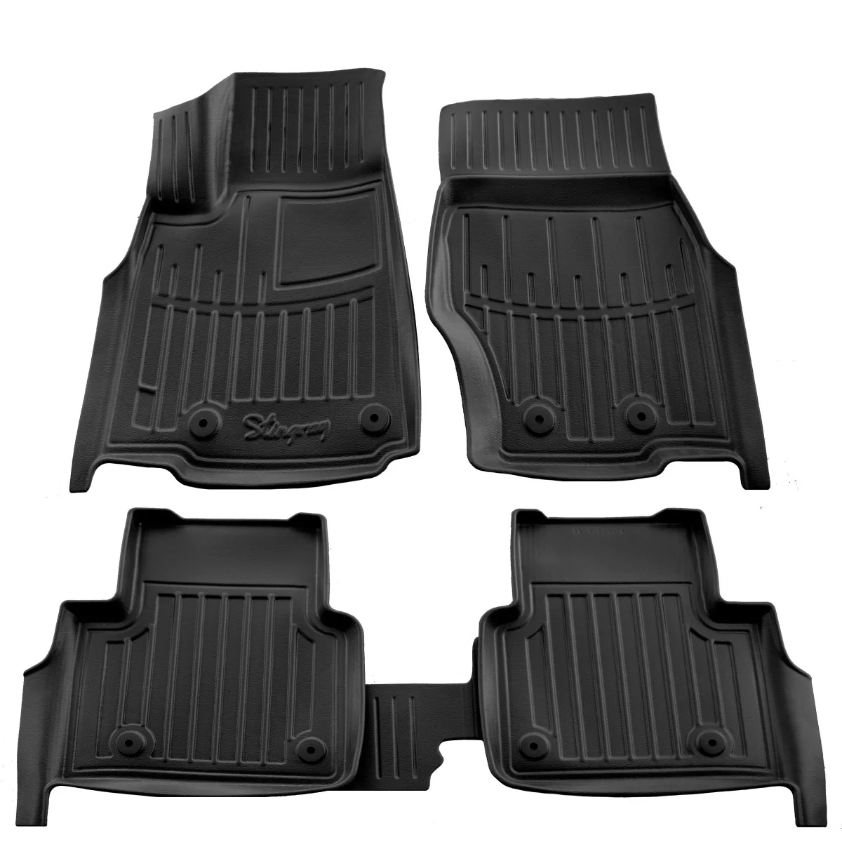 "Tapis de sol auto 3D pour JEEP Grand Cherokee (WL) 2021+, 7 places, passgenaies image"