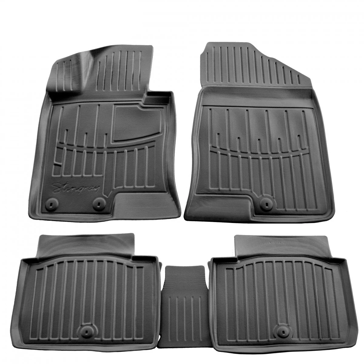 "Tapis de sol auto 3D pour KIA Optima (TF) (2010-2015), sur mesure, en polyuréthane, sans odeur, bords surélevés image"
