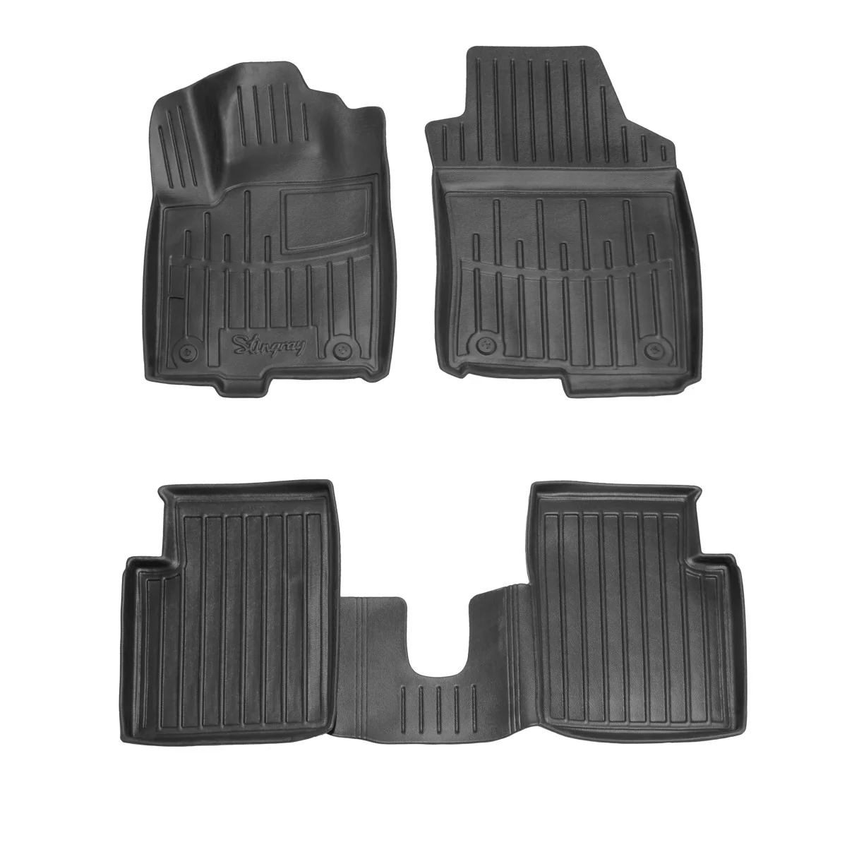 3D pour LANCIA Ypsilon (2011-...) - Tapis de sol passgenau avec bord haut