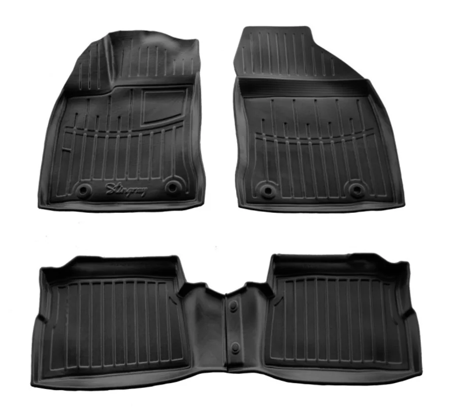 "Tapis de sol voiture, 3D, pour Lexus CT 200h (2010-2017), passgenau, bord haut 35mm, tapis voiture image"