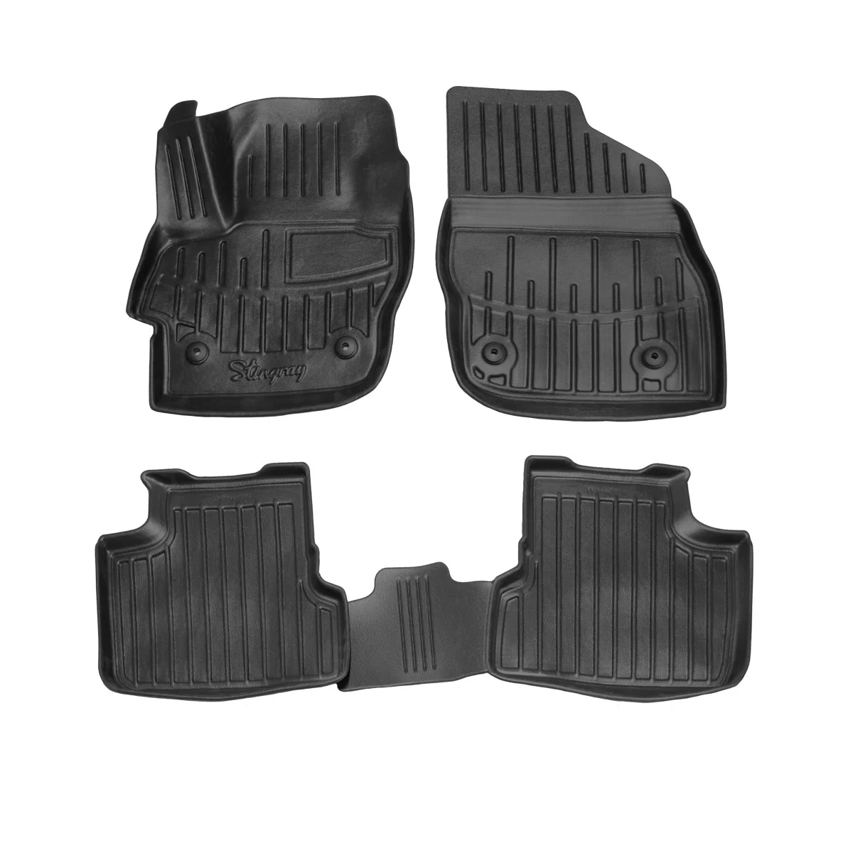 "Tapis de sol auto, Mazda 3 (BL) 2008-2013, sur mesure 3D caoutchouc image"