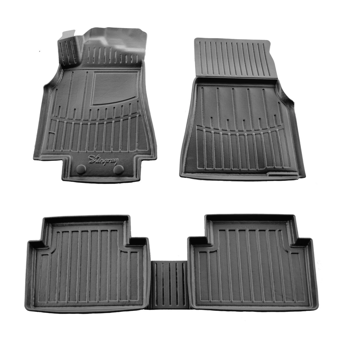 "Tapis auto caoutchouc 3D pour Mercedes W169 A (2004-2012) image"