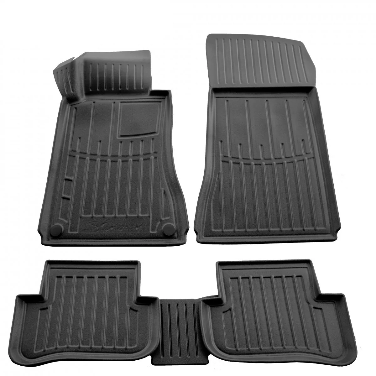 "Tapis de sol voiture, tapis auto, pour MERCEDES BENZ W203 C (2001-2007), 3D, sur mesure image"