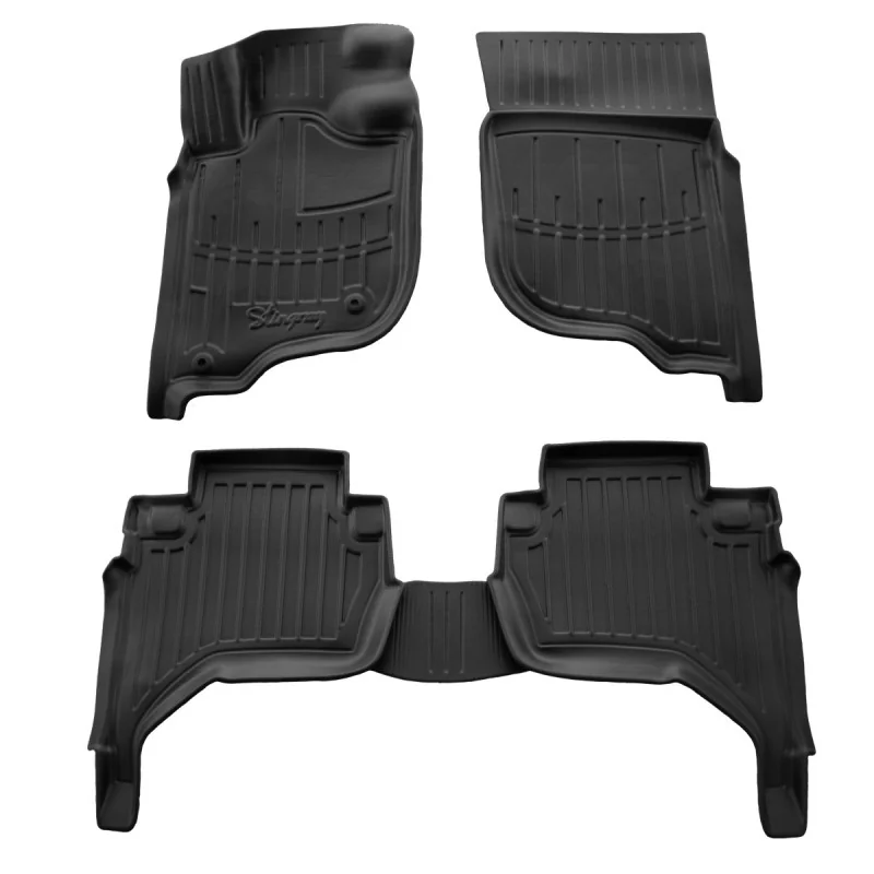 "Tapis auto 3D, tapis en caoutchouc sur mesure pour MITSUBISHI L200 (KAOT) (2006-2015) image"