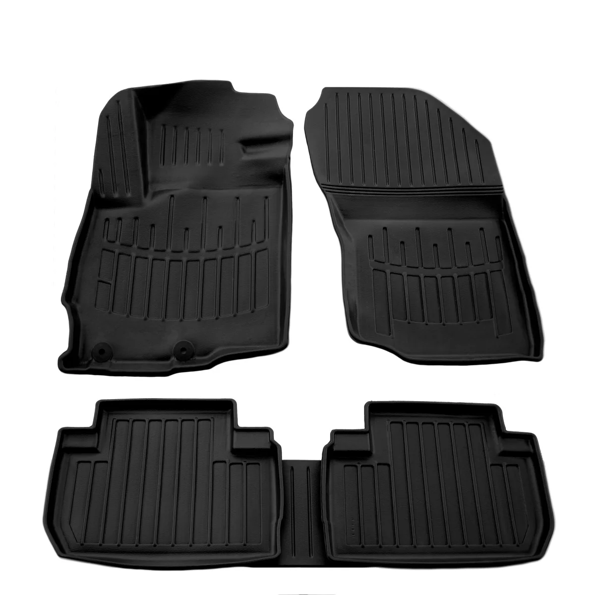 "Tapis de sol auto 3D, MITSUBISHI Outlander (2012-2021), sur mesure, non hybride image"
