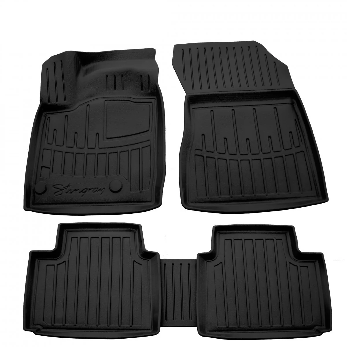 "Tapis de sol voiture, Outlander (2021-...), 3D, tapis voiture caoutchouc, passgenau, Polyurethan image"