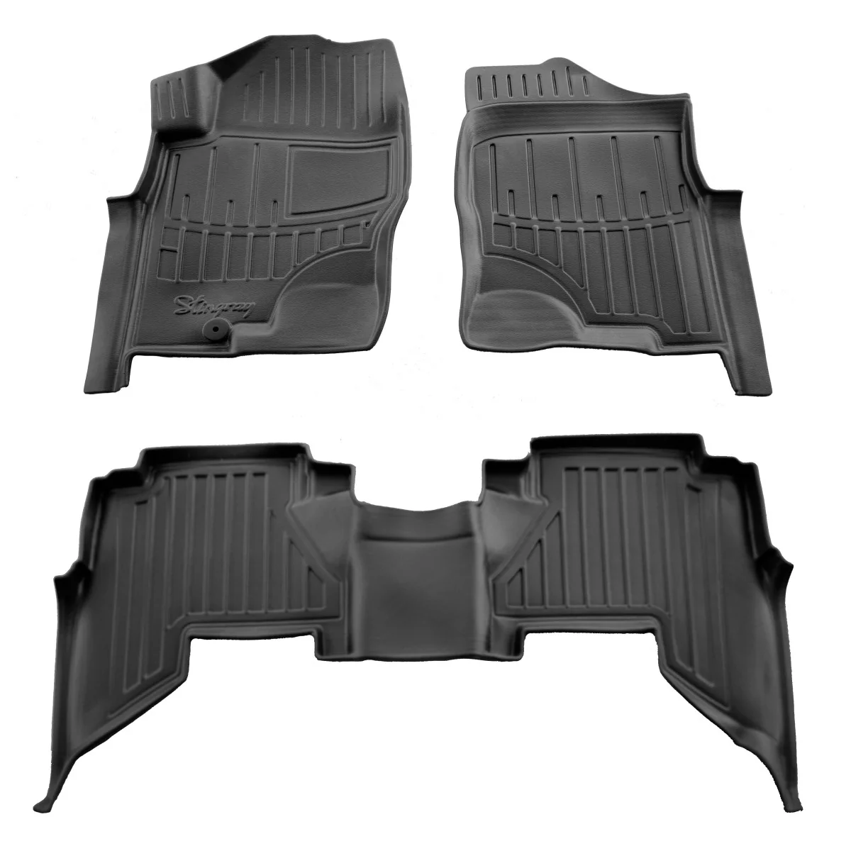 "Tapis de sol auto, tapis caoutchouc 3D sur mesure pour Nissan Pathfinder III (R51) (2005-2010) image"